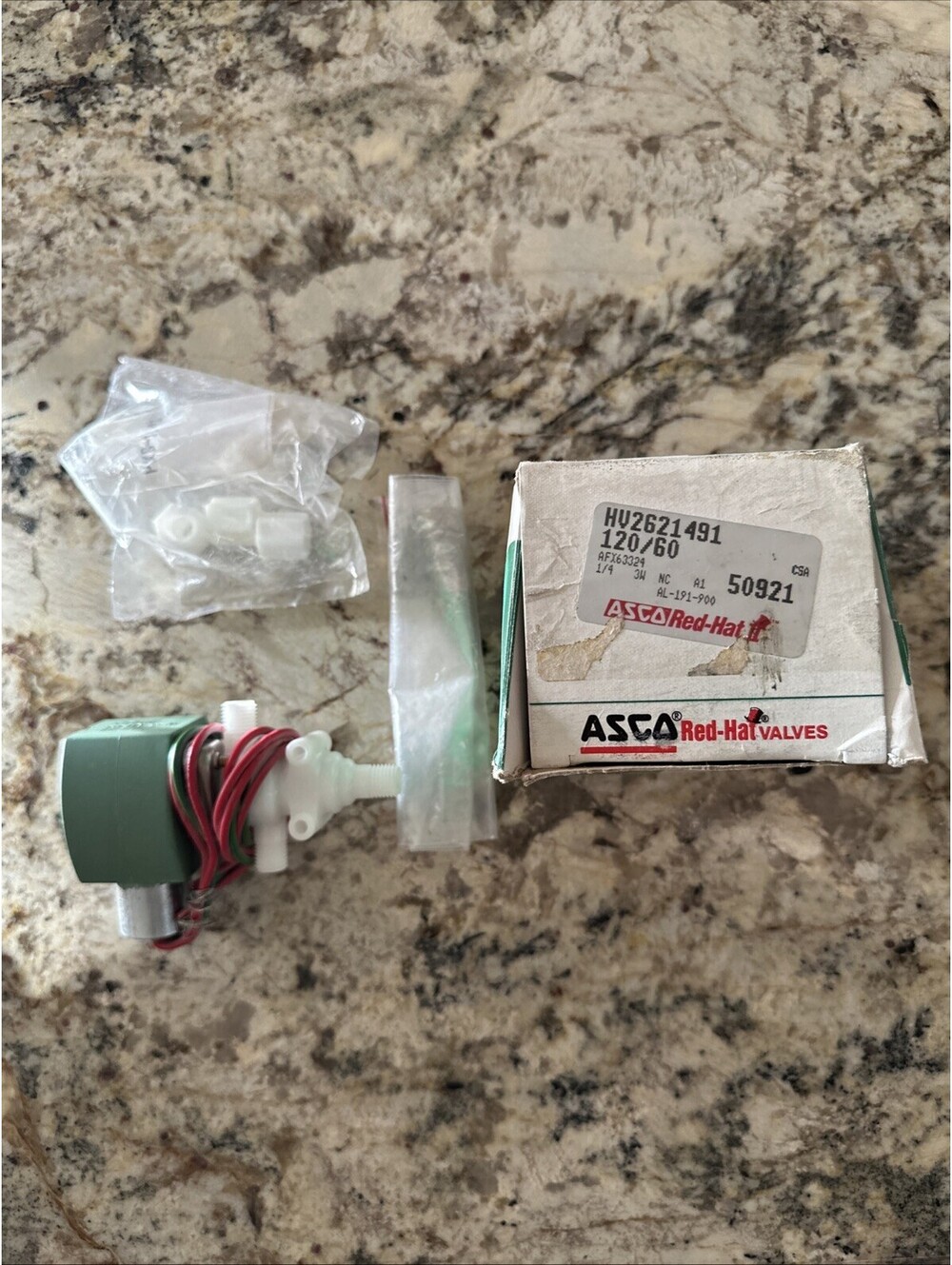 ASCO Red-Hat II Solenoid Air Valve, model HV2621491 - NEW + FAST SHIPPING